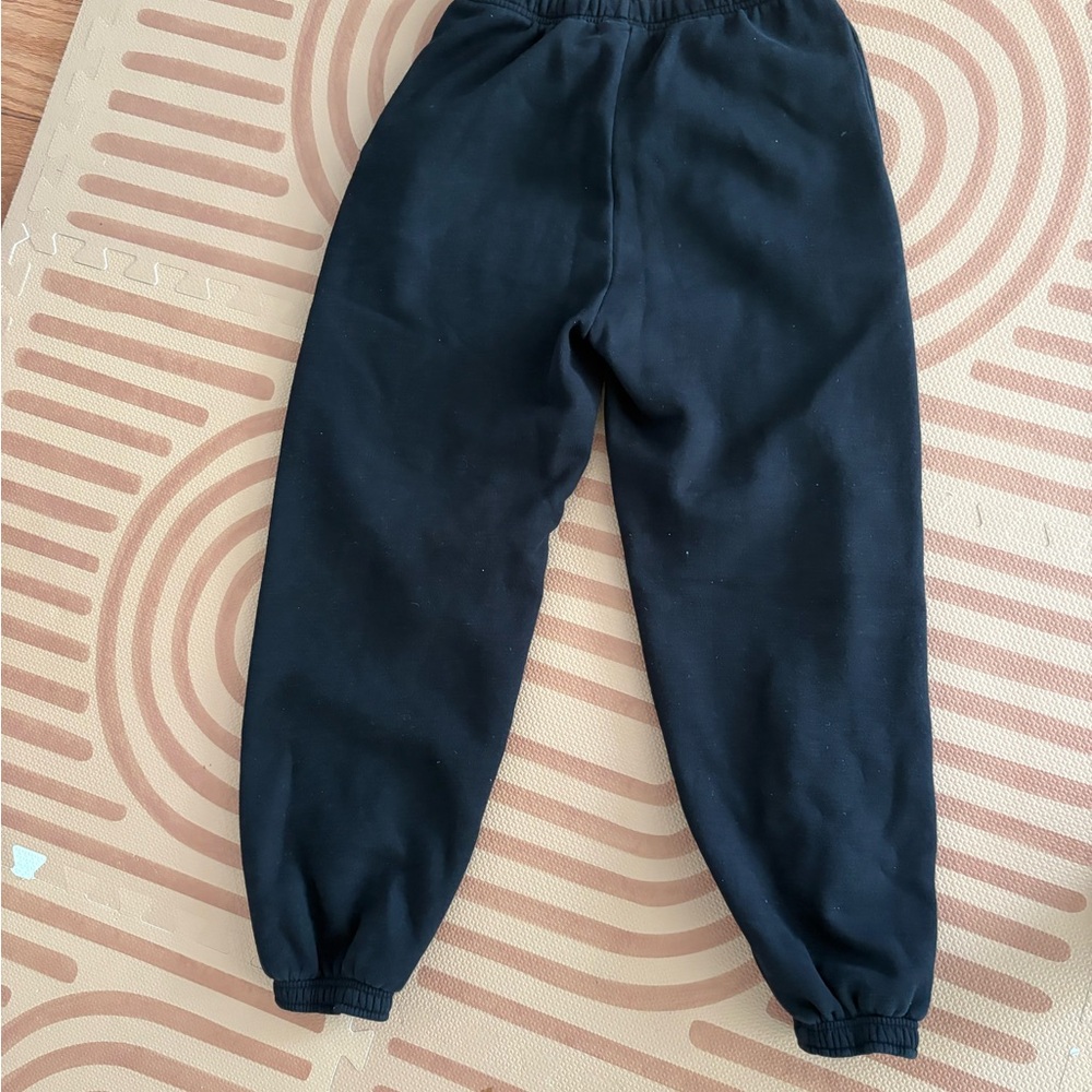 Aritzia cozy sweat fleece MEGA FIT Black joggers Sweatpants